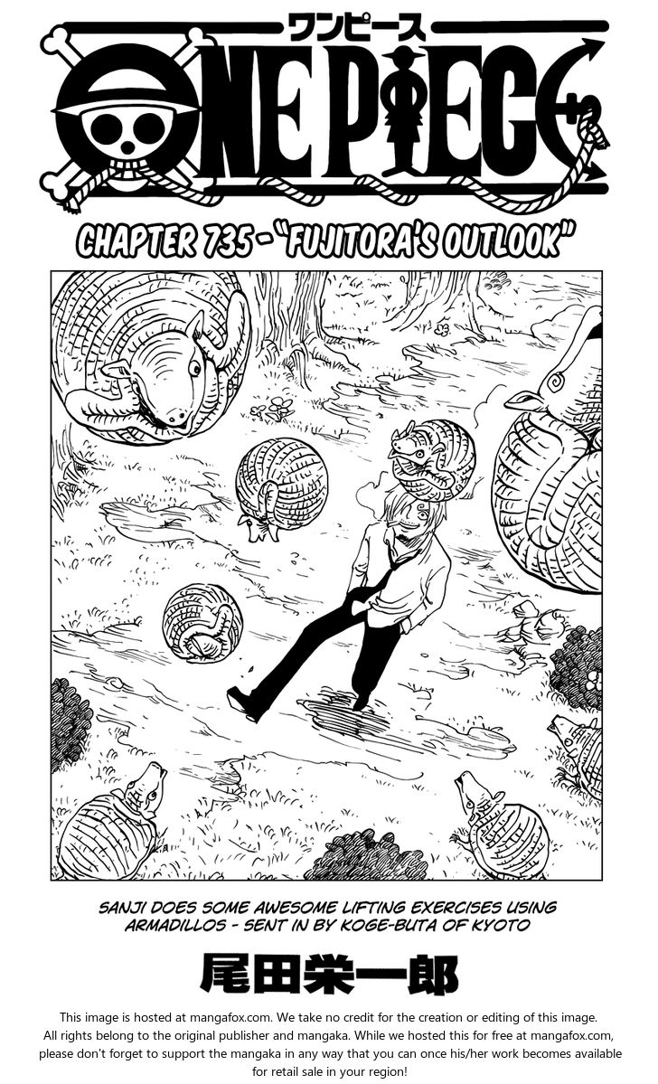 One Piece manga Chapter 735