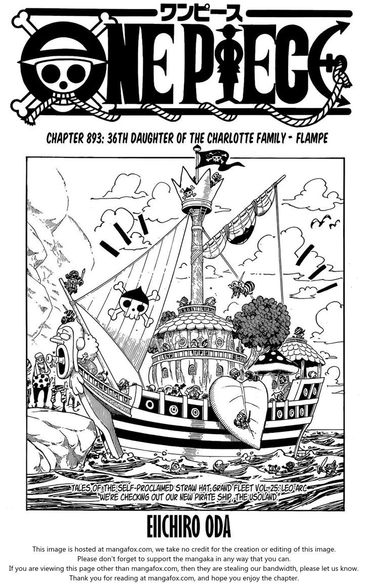 One Piece manga Chapter 893
