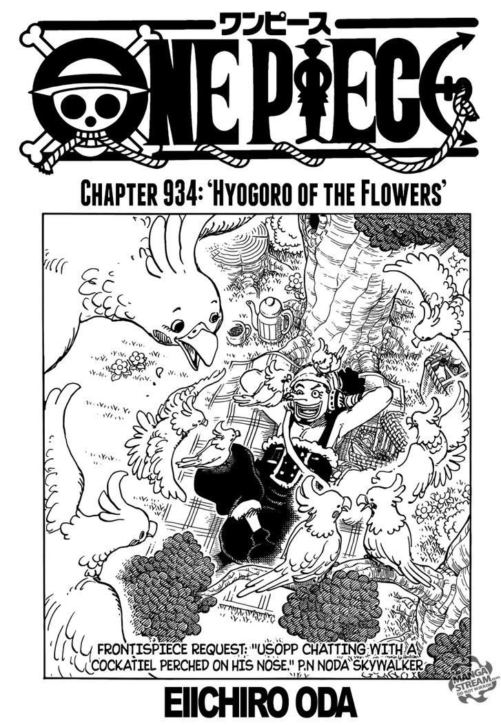 One Piece manga Chapter 934