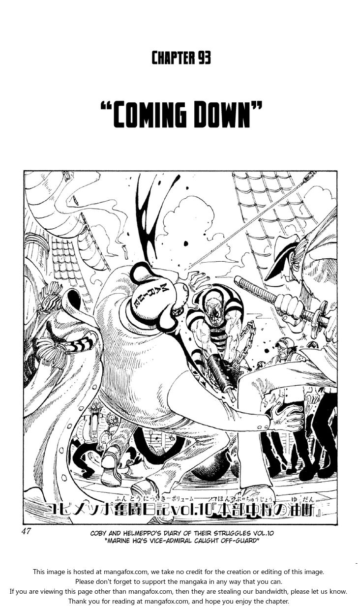 One Piece manga Chapter 93