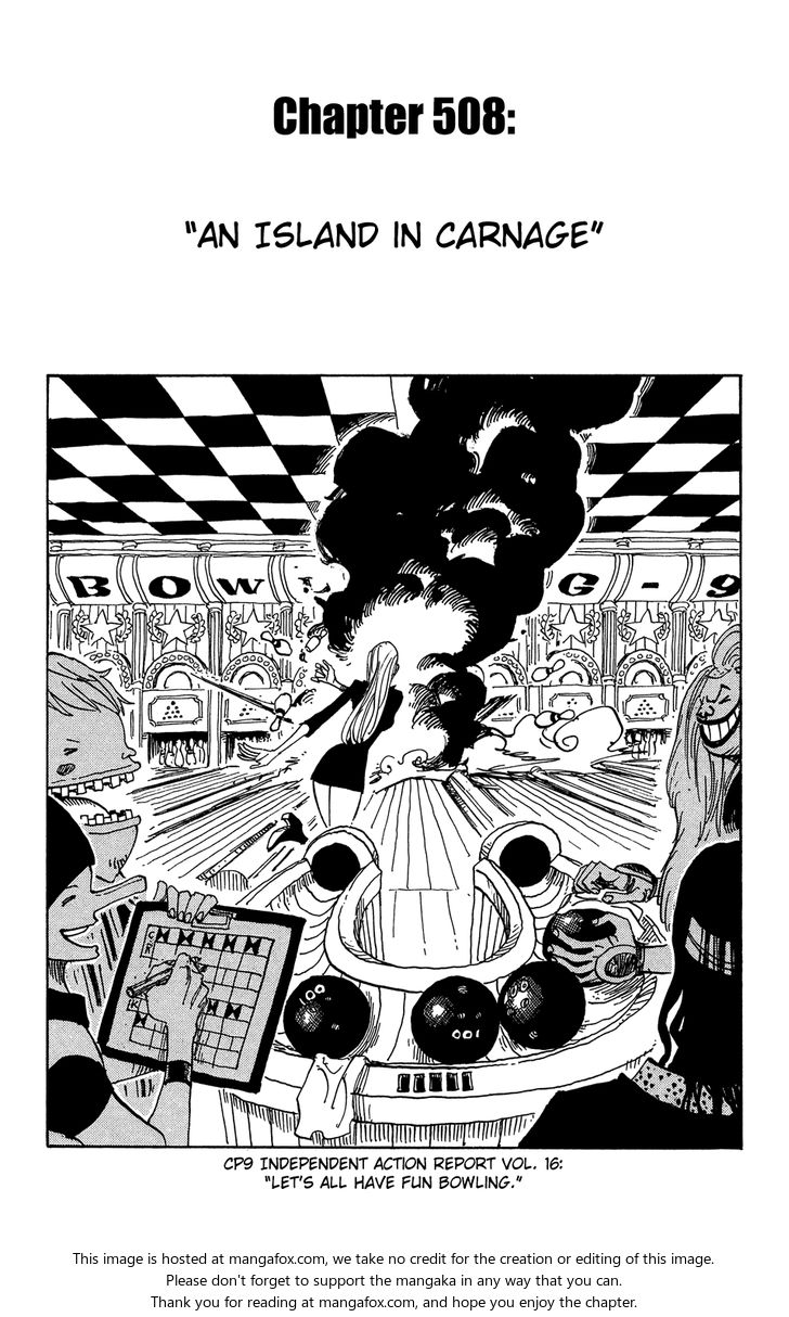 One Piece manga Chapter 508