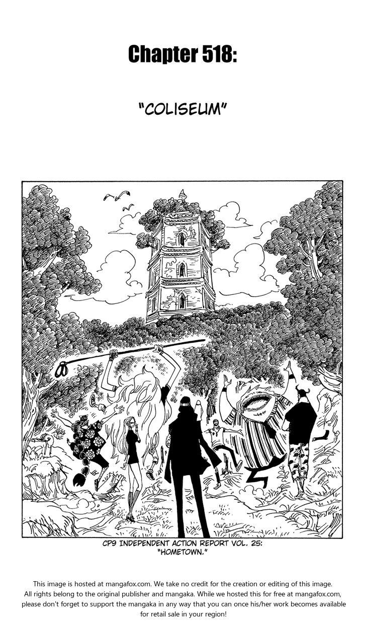 One Piece manga Chapter 518