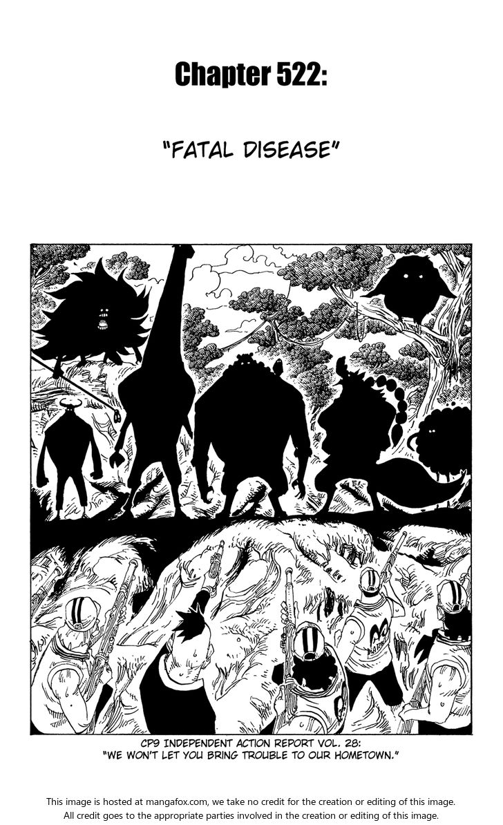 One Piece manga Chapter 522