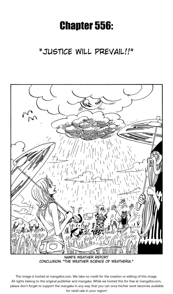 One Piece manga Chapter 556