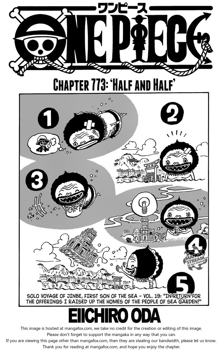 One Piece manga Chapter 773