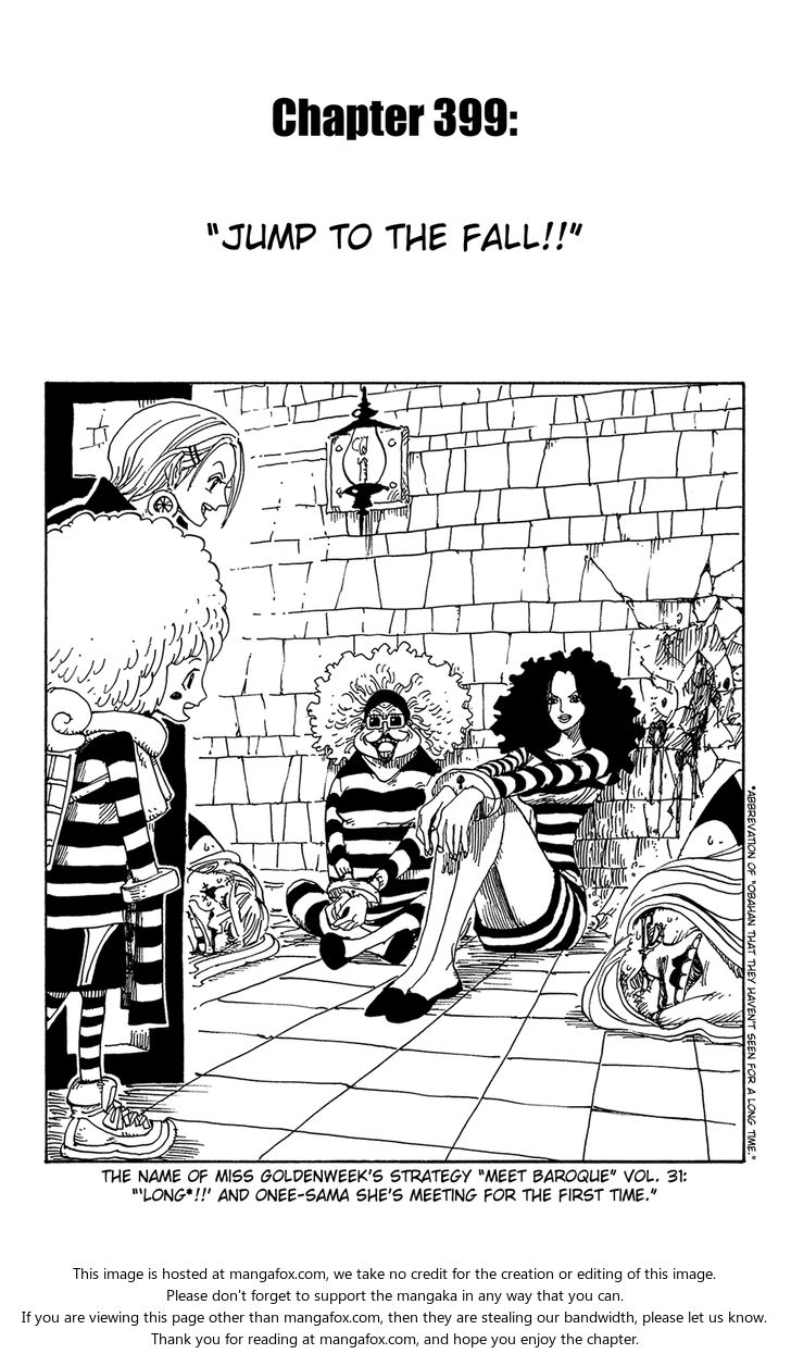 One Piece manga Chapter 399