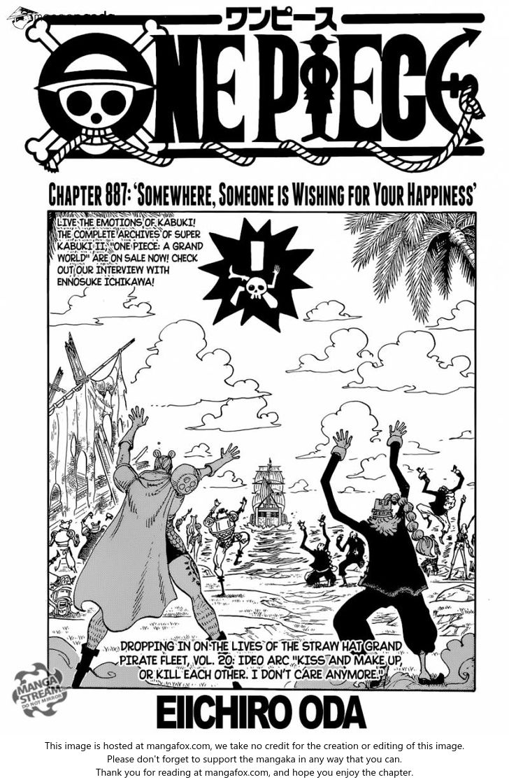 One Piece manga Chapter 887