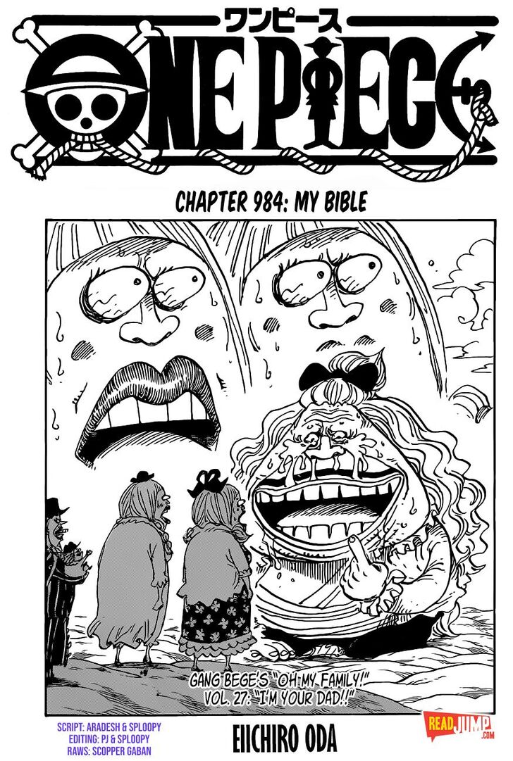 One Piece manga Chapter 984
