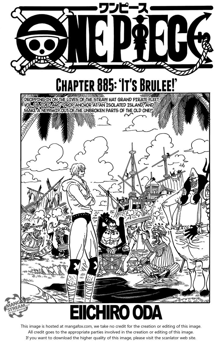 One Piece manga Chapter 885