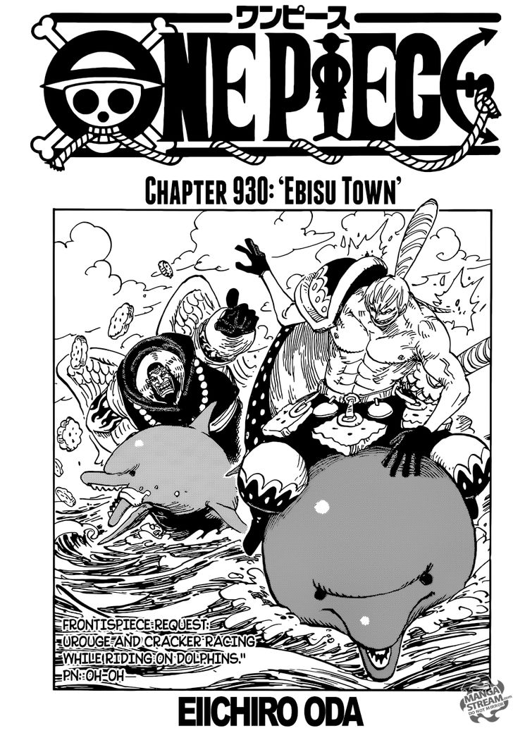 One Piece manga Chapter 930