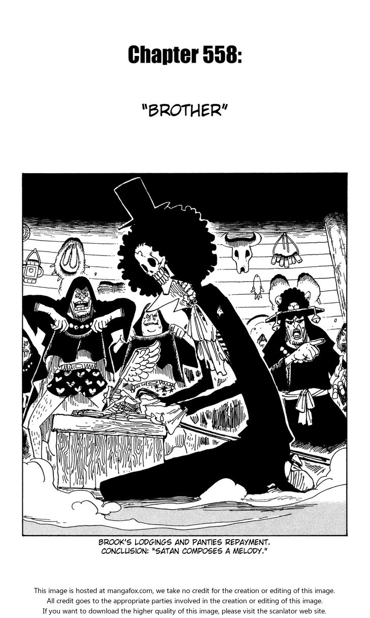 One Piece manga Chapter 558