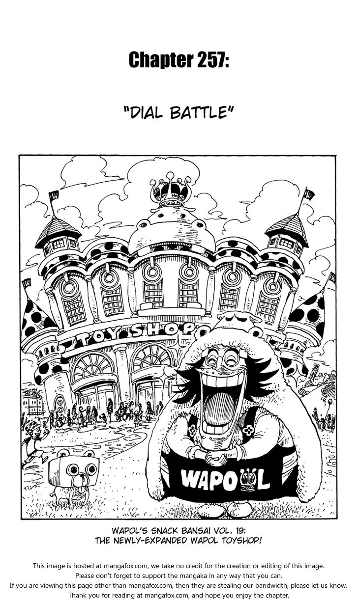 One Piece manga Chapter 257