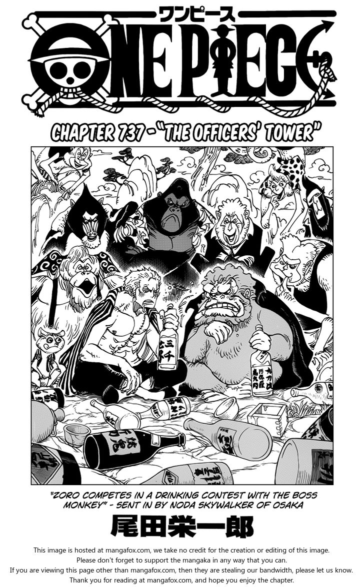 One Piece manga Chapter 737